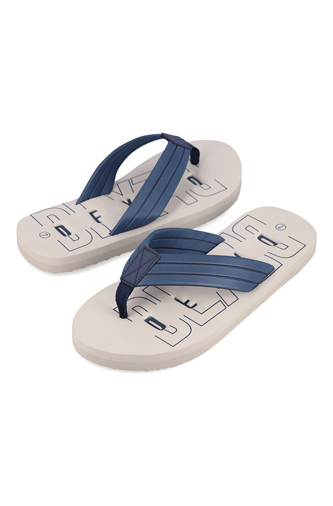 Footwear | Two Tone Flip Flop _ 163271 Stone Sandals