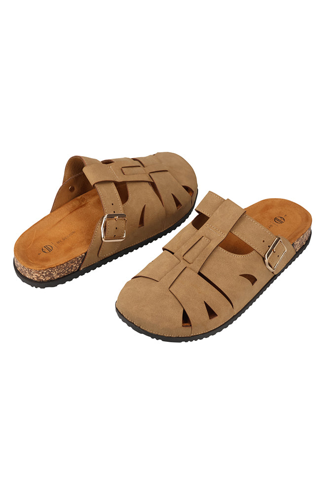 Kaila PU woven mule