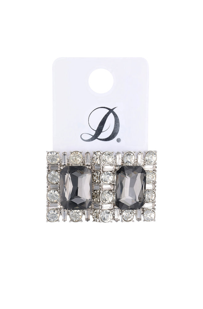 LISRISA SQUARED DIAMNATE EARRINGS