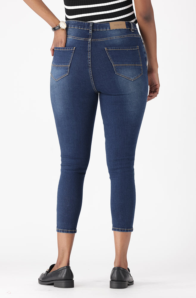 ROMARA DENIM STEP HEM SKINNY JEANS