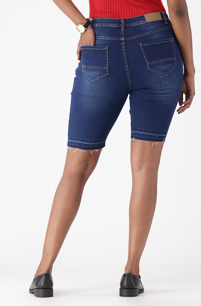 LYNOR DENIM BERMUDA SHORTS