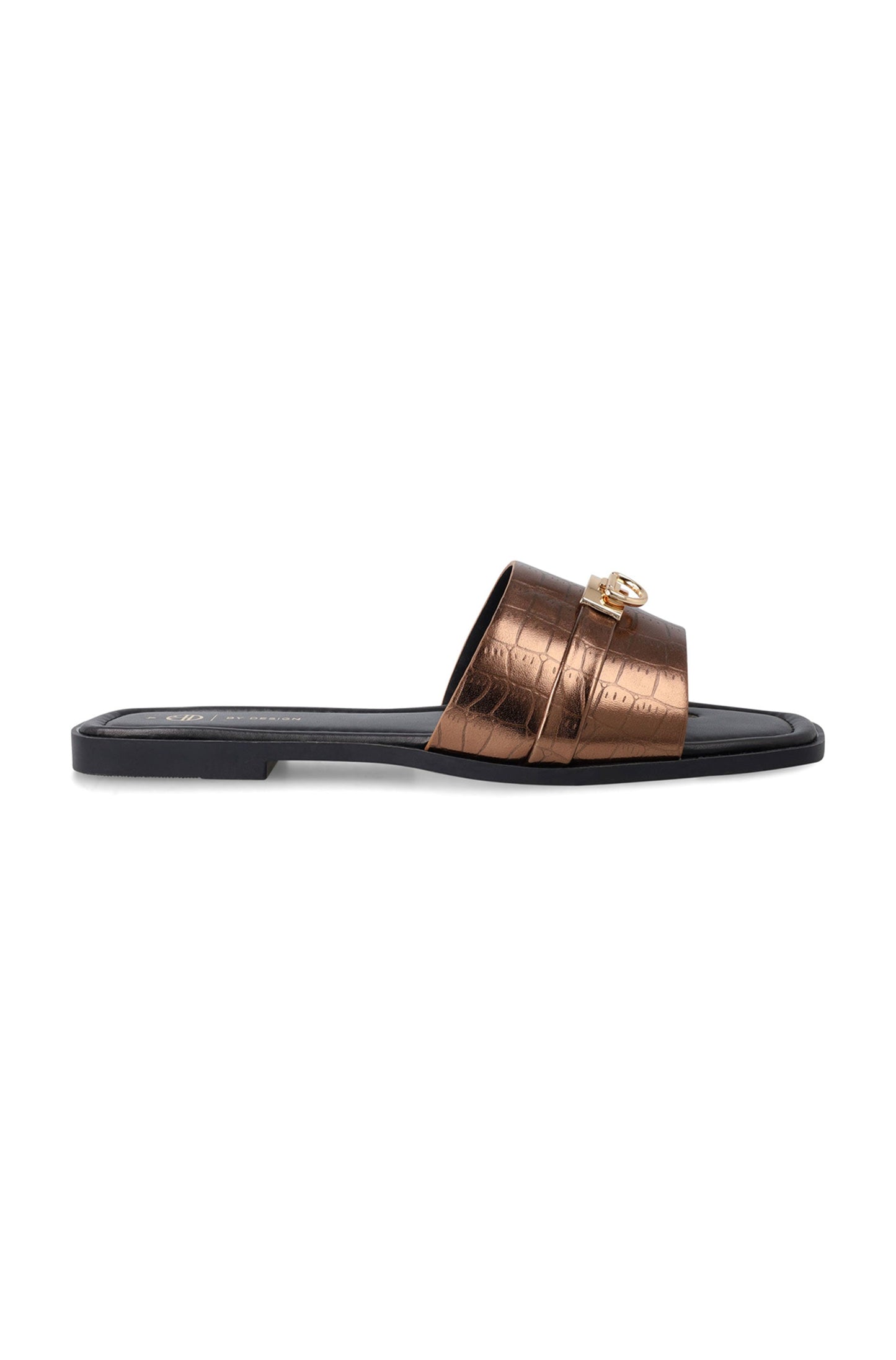 Candy PU textured mule