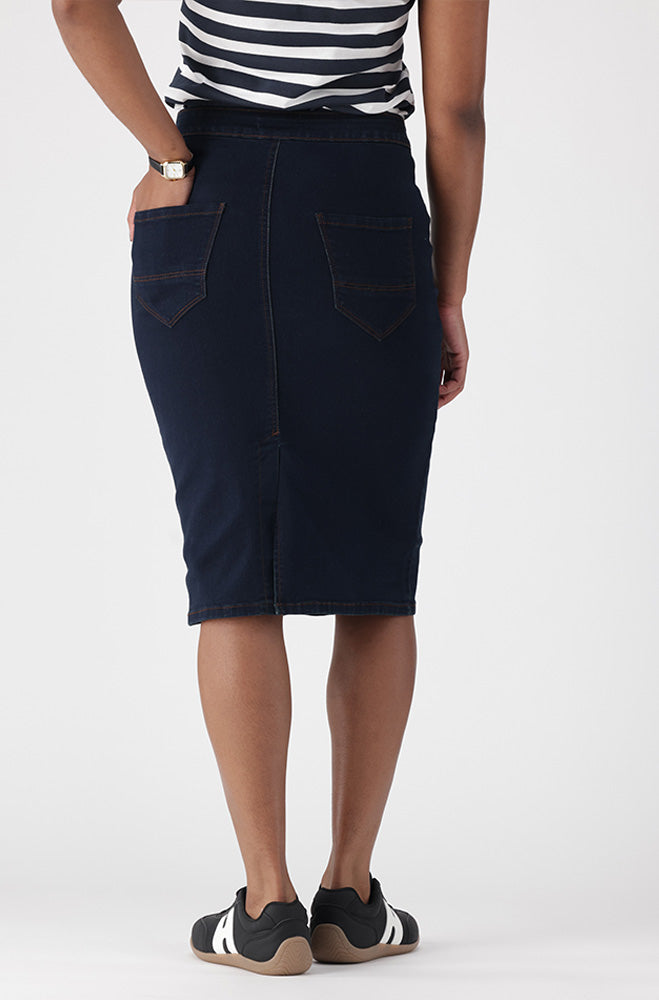 JESSIE DENIM TUBE SKIRT