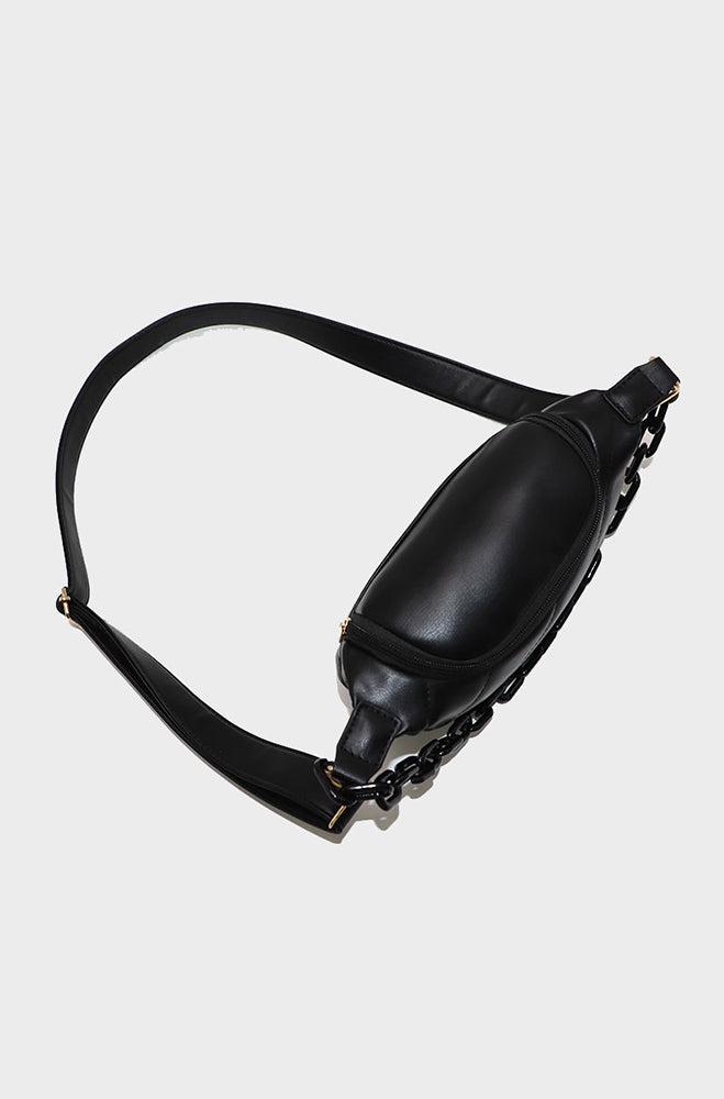 Accessories | Layla Quilted Moonbag _ 158476 Black Cross Body Bags