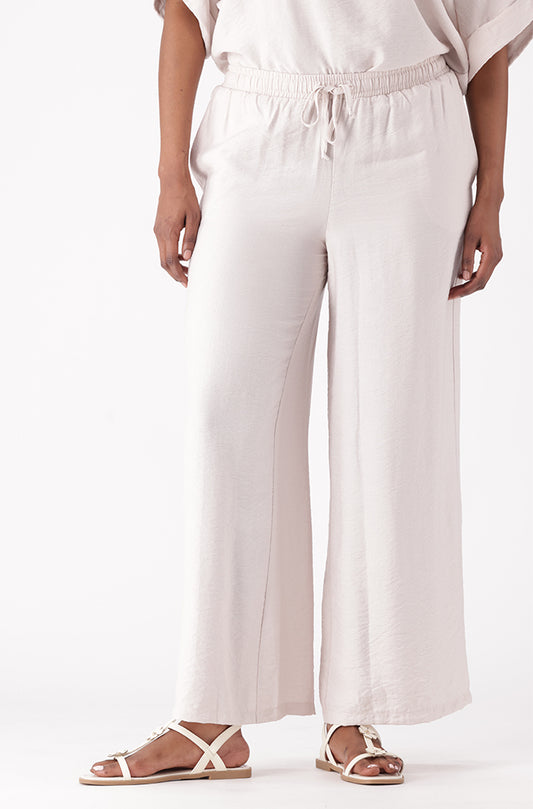 ARIELLA TEXTURED WIDE LEG PANTS