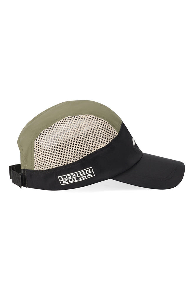 LOXION KULCA VENTED PANEL PEAKCAP - BLACK