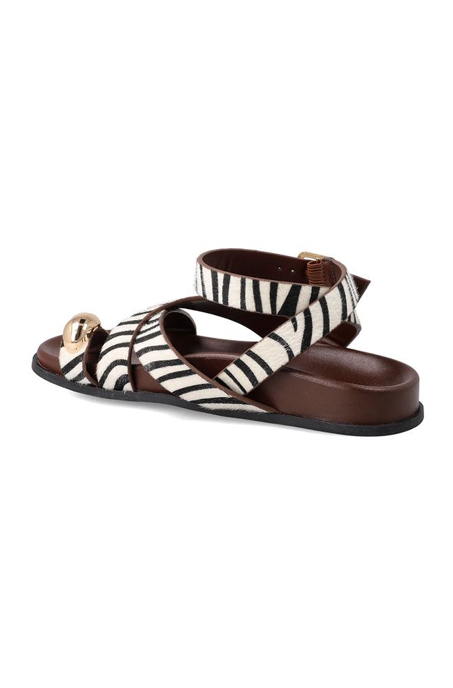 Footwear | Manda Multi Stripe Sandal Sandals