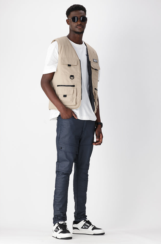 Mens | Mamers Utility Jacket _ 164917 Natural Vests