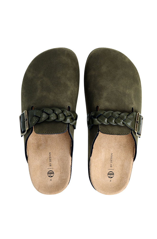 Zeelan Slip in mule with buckle trim