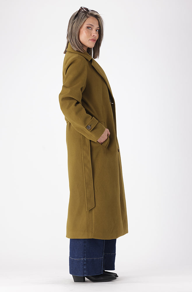 LISA TEXTURED MELTON COAT