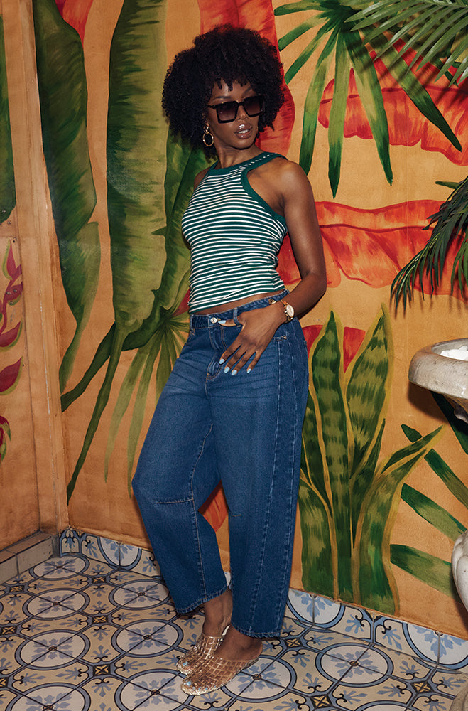 HARLEY DENIM BARREL JEAN