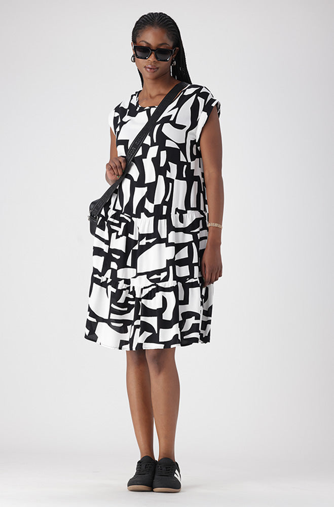 CARLA TIERED DRESS