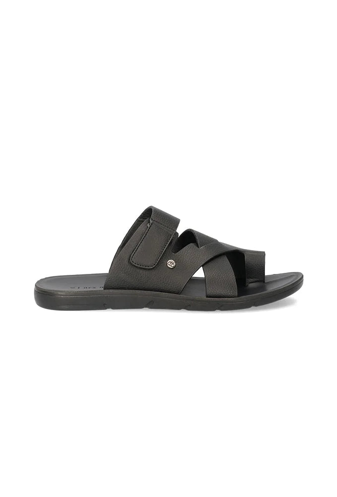 Footwear | Noah Faux Leather Sandal _ 149804 Black