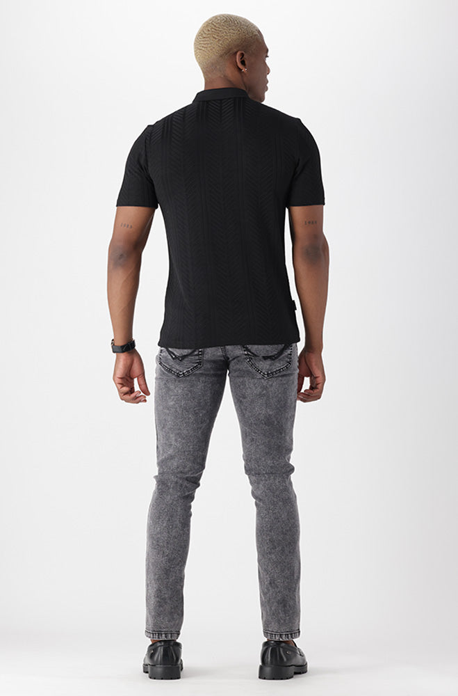 Mens | Covva Golfer _ 164213 Black Polos