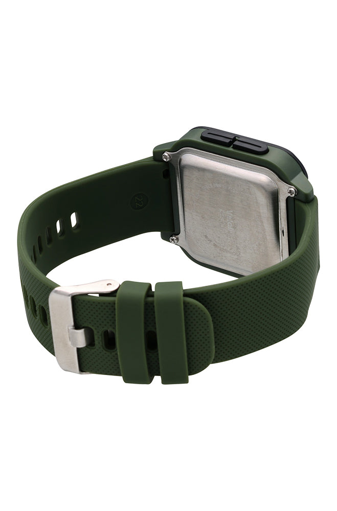VELOIR MENS DIGI WATCH - OLIVE