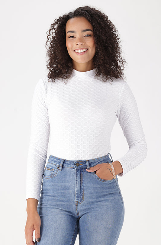 SERENA TEXTURED TURTLE NECK