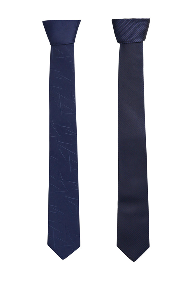 NAV 2-PACK TIE SET - NAVY