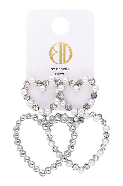 SASHA PEARL HEART EARRINGS – Dunns