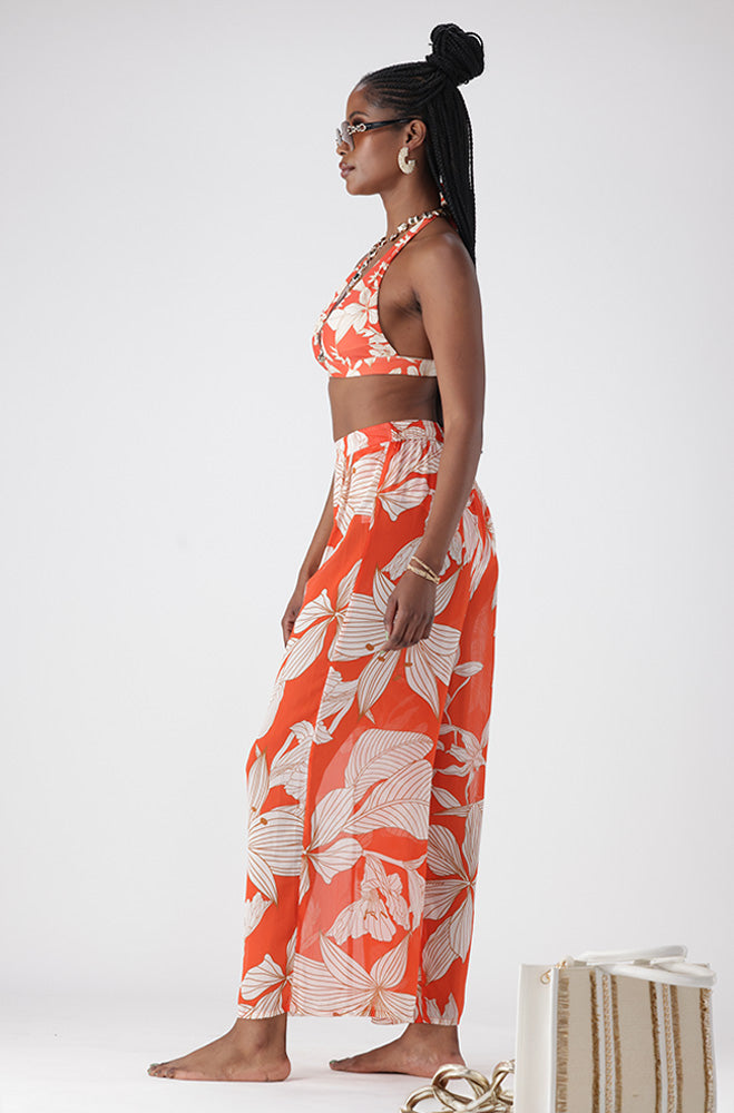 KIA WIDE LEG COVER UP PANTS