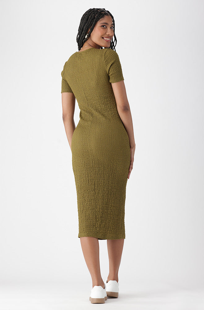 Ladies | Gen Textured Knit Bodycon Dress Dresses