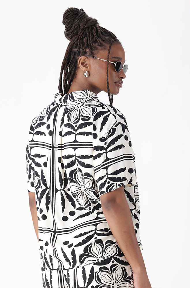 JACQUELINE BOXY PRINTED SHIRT