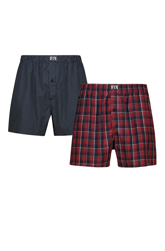 MIKE WOVEN BOXERS 2PK