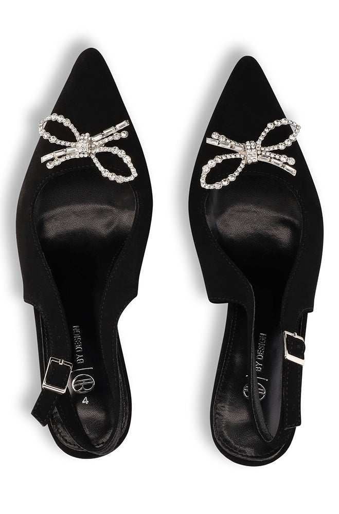 Lily glam sling back stiletto