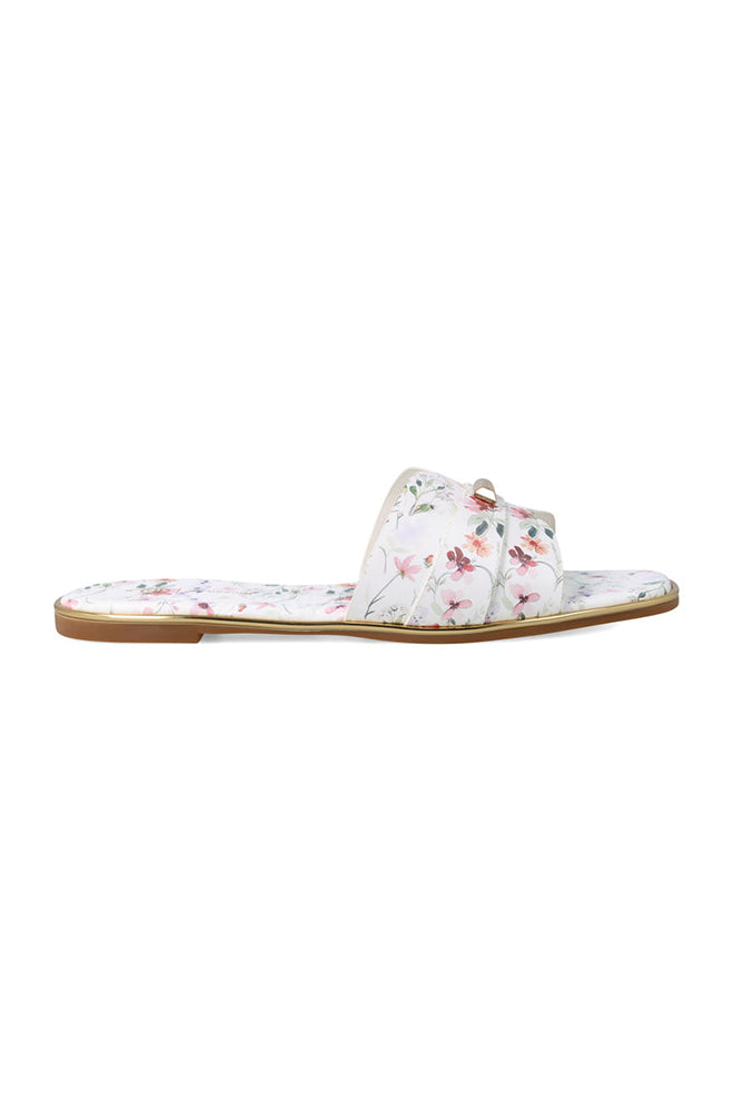 Carmelita floral printed upper detail sandal