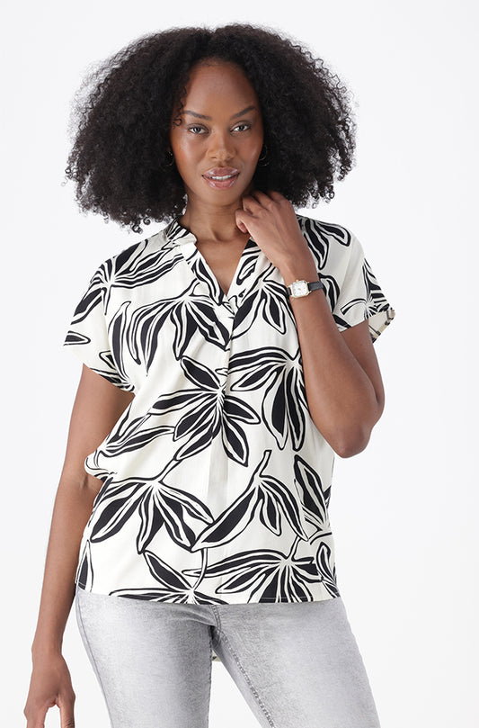 ADINA PRINTED PORTOFINO TOP