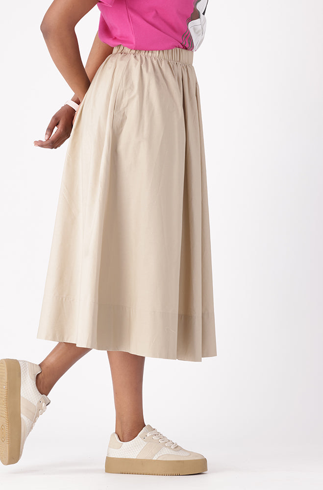 AMINA POPLIN SKIRT