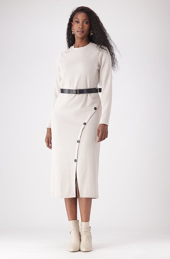 ALAINA BELTED BODYCON DRESS – Dunns