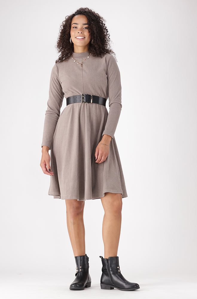 STELLA MELANGE MIDI DRESS