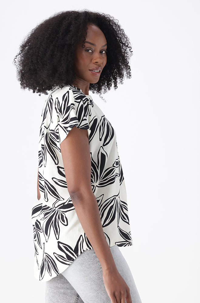 ADINA PRINTED PORTOFINO TOP