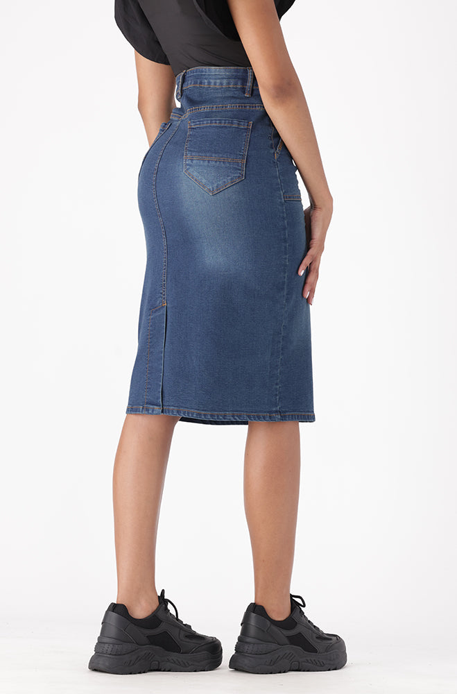 CAITLYN DENIM SKIRT