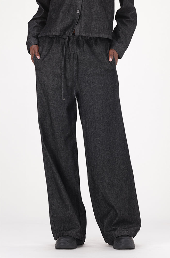 KAILANY DENIM PULL ON WIDE LEG PANTS