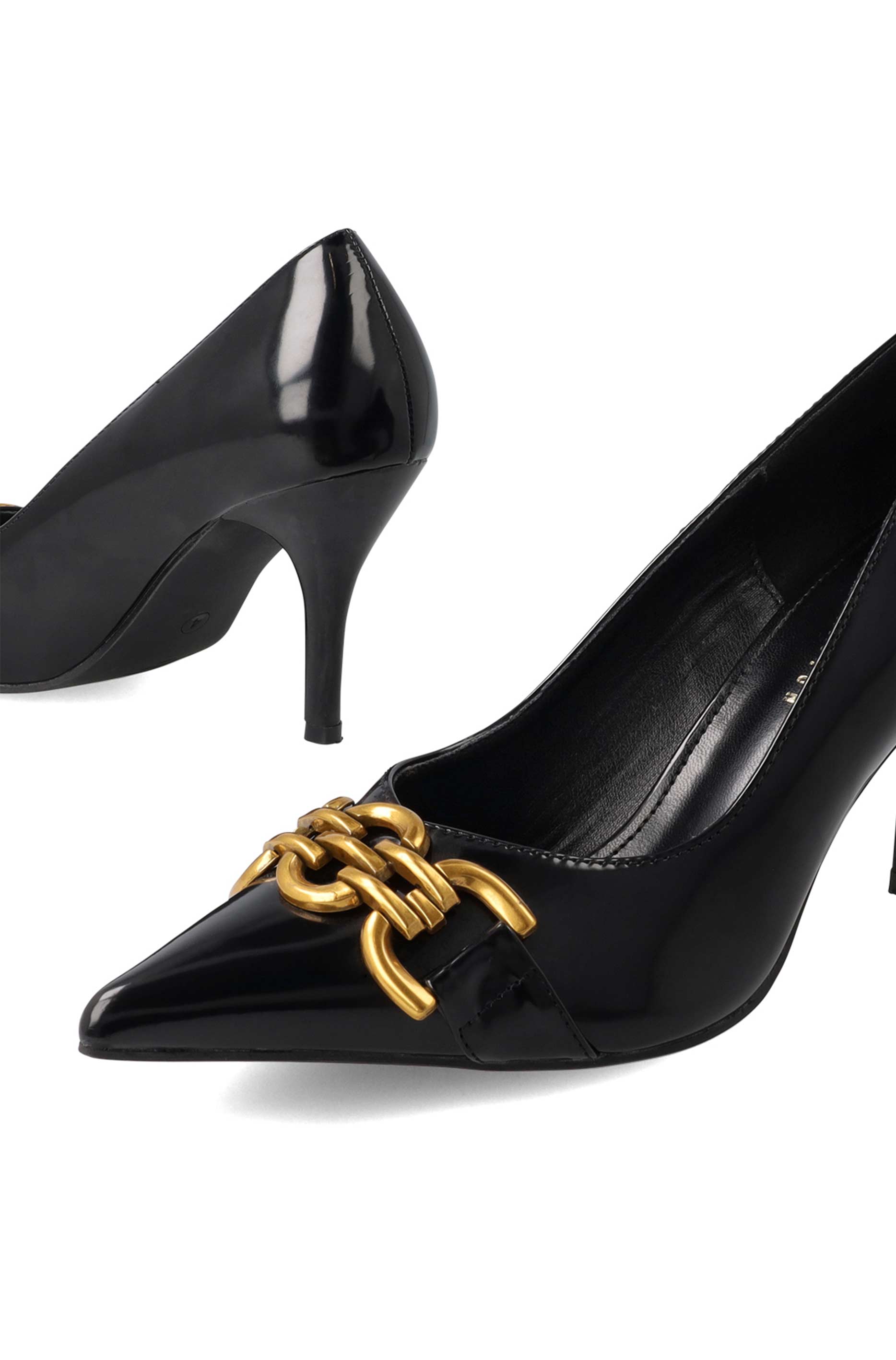 Footwear | Closed Back Stiletto with Trim Heels