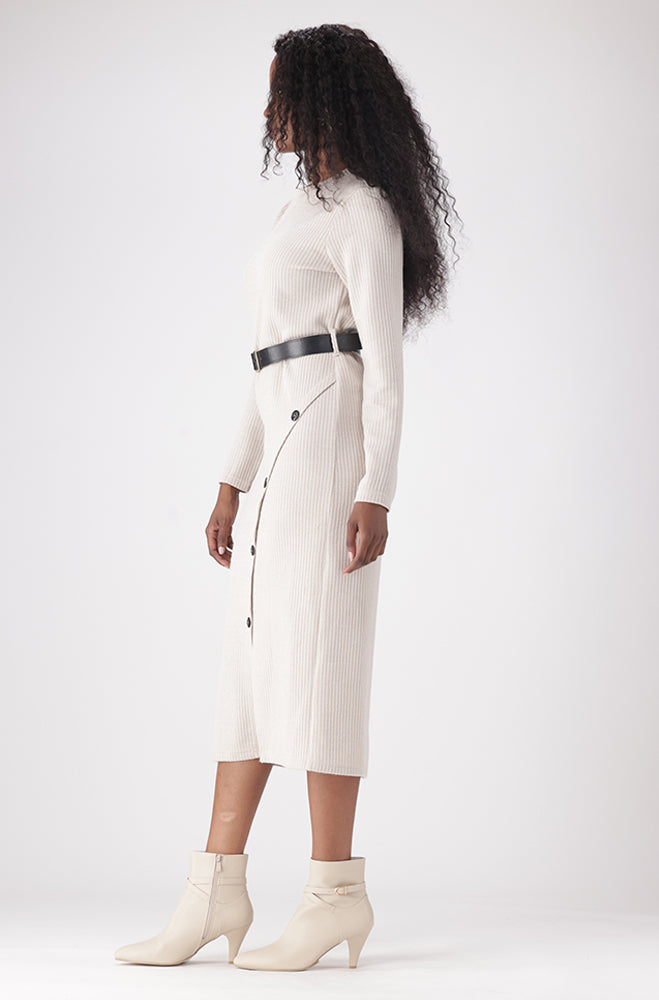 ALAINA BELTED BODYCON DRESS