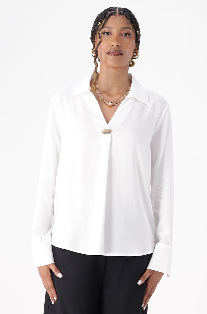 LOUISE METAL TRIM SHIRT