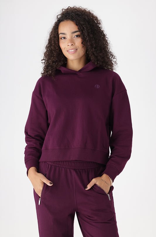 ALAYA SIDE SLIT HOODIE