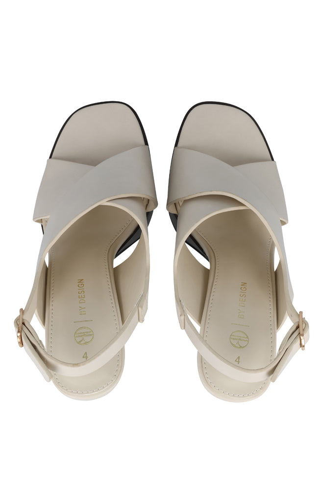 Liesl Platform cross over heel