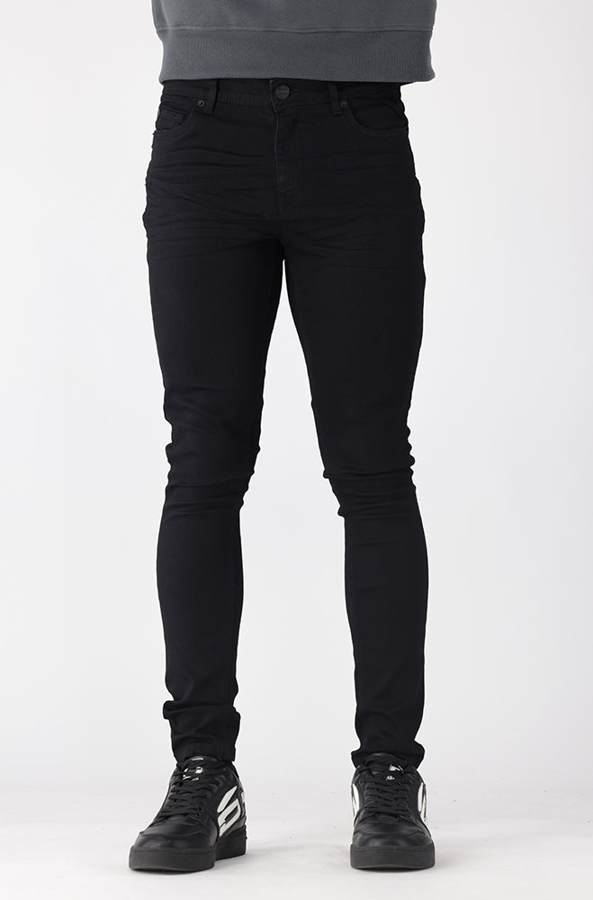 Mens | Amigos Super Skinny Denim _ 157139 Black Jeans