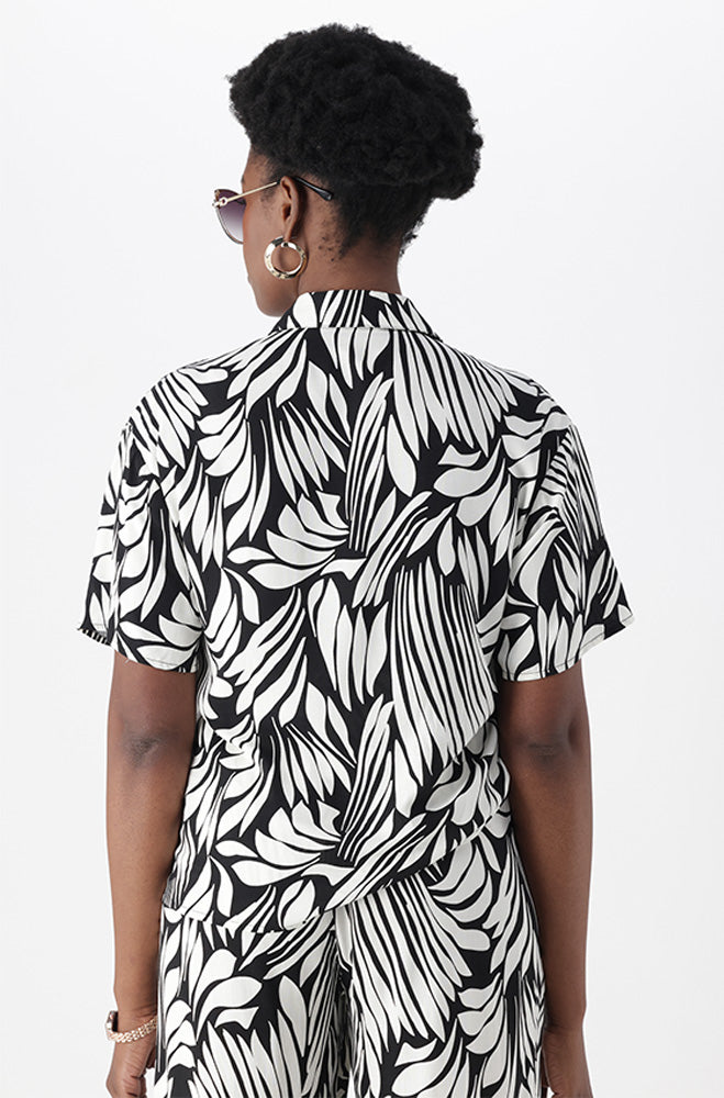KIMBERLEY PRINTED BOXY SHIRT
