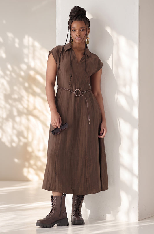 CARINA BELTED DRESS