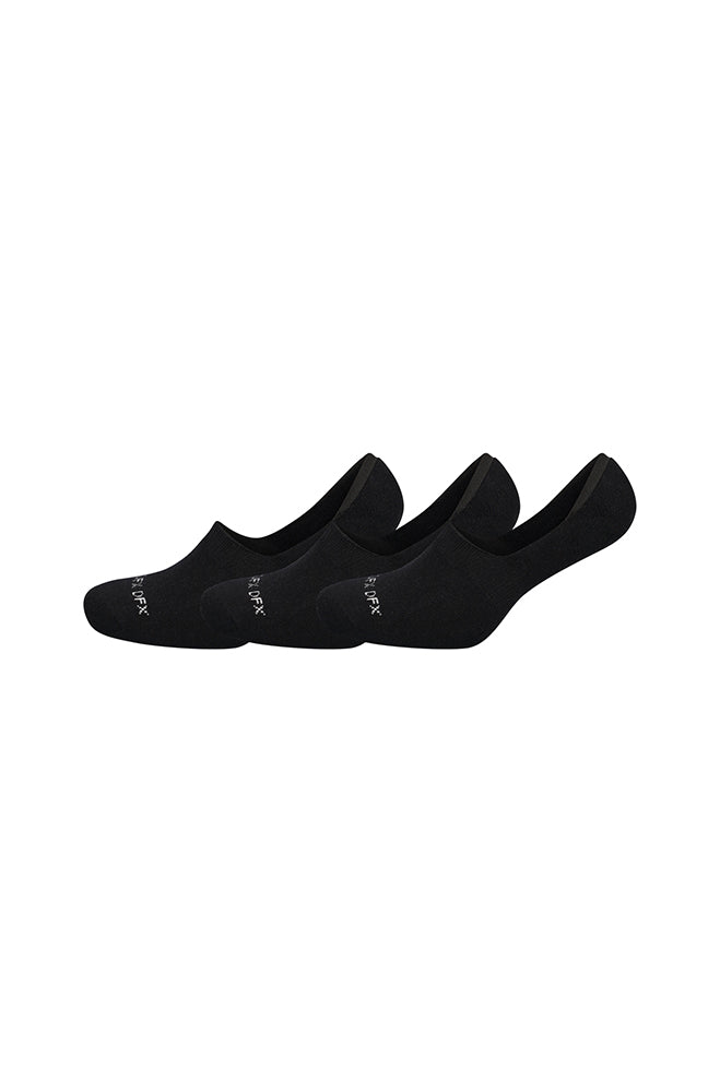Underwear | Secret Socks Towelling 3pk- Black _ 164461 Footie