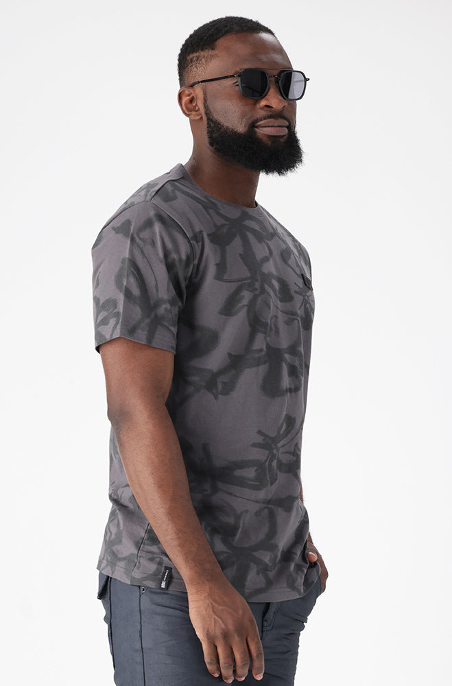 Mens | Rubberize Tee _ 161758 Dark Grey T-shirts