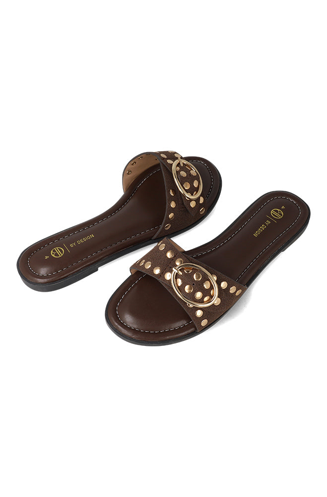 Micky studded buckled sandal