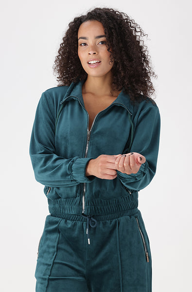 KIRA VELOUR TOP – Dunns