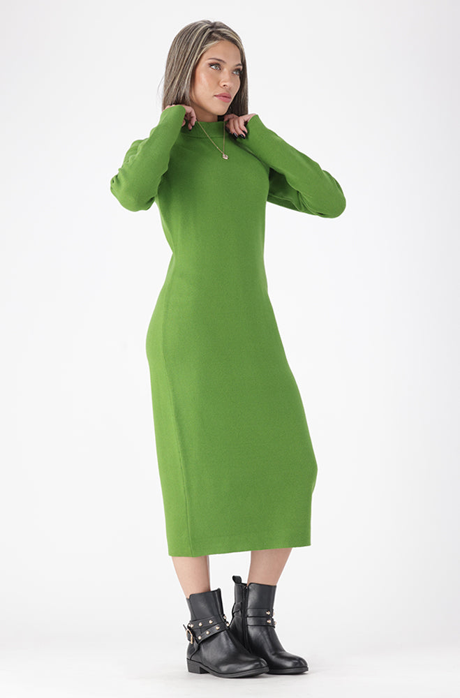 CELESTE RIB KNITWEAR DRESS