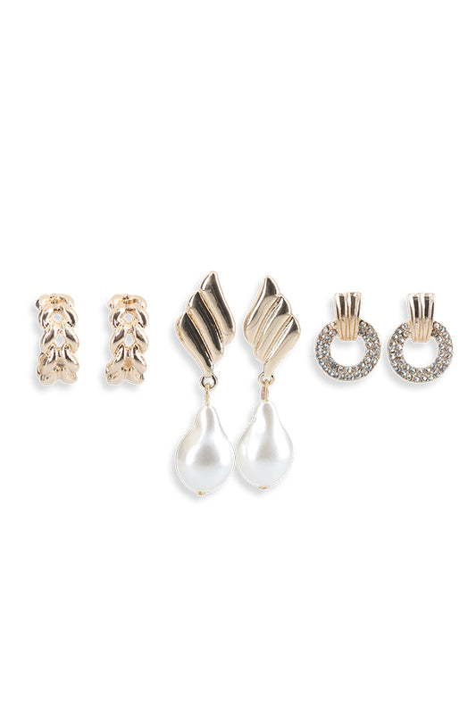 NADIA 3 PACK EARRINGS