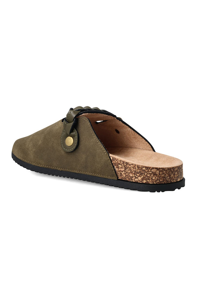 Zeelan Slip in mule with buckle trim